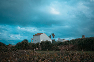 Low angle view of storm clouds in sky