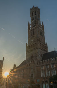 Low angle view of building against sky