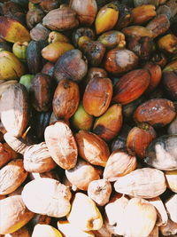 Full frame shot of onions