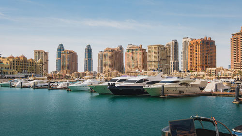 Marina in porto arabia, the pearl - qatar