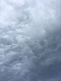 Low angle view of storm clouds in sky