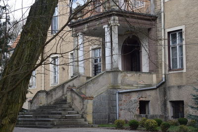 Low angle view of old building