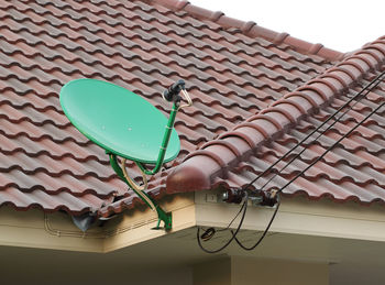 High angle view of glasses on table