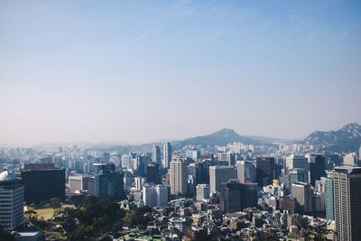 Skyscrapers in city