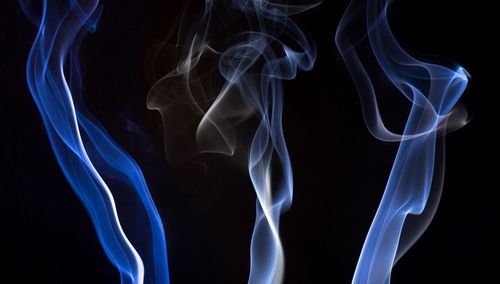 Close-up of smoke against background