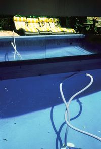 High angle view of swimming pool