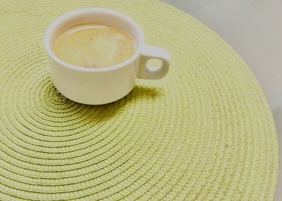 Close-up of coffee on table