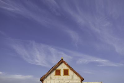 Low angle view of a building against sky