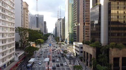 Street amidst buildings in city