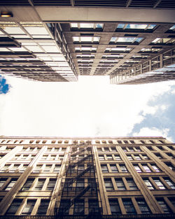 Low angle view of building against sky