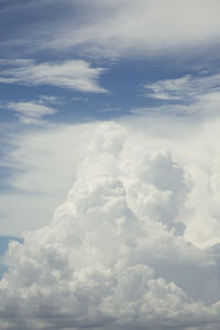 Low angle view of clouds in sky