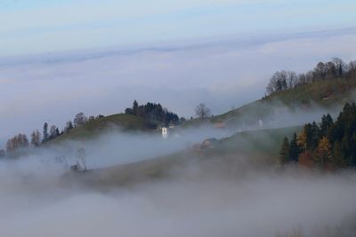 Scenic view of landscape against sky