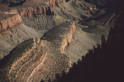 High angle view of mountain