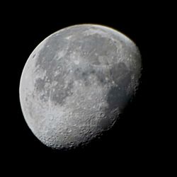 Close-up of moon at night