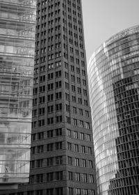 Low angle view of modern office building