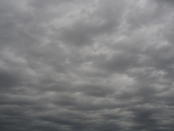 Low angle view of storm clouds in sky