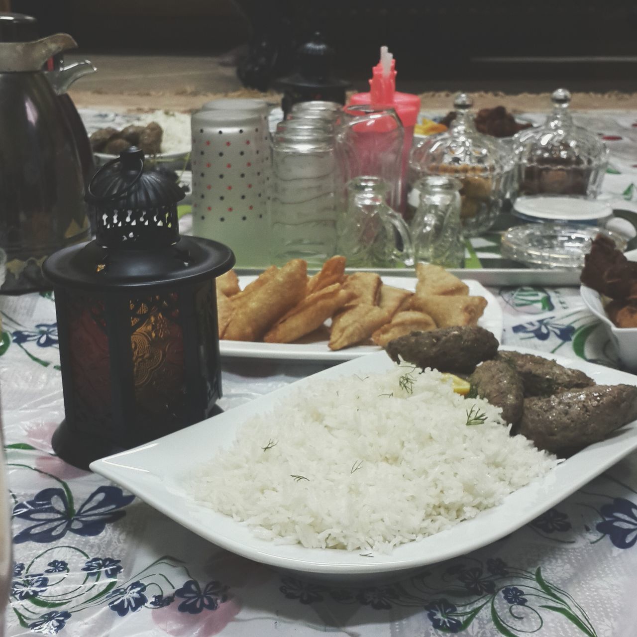 indoors, food and drink, food, freshness, table, still life, plate, ready-to-eat, indulgence, bowl, healthy eating, drinking glass, sweet food, meal, drink, high angle view, preparation, restaurant, refreshment