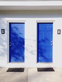 Closed window of house