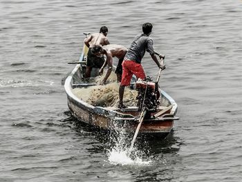 Boat in sea