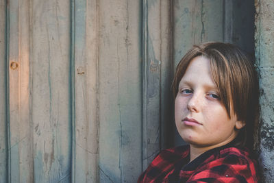 Portrait of young boy