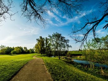 Empty golf course 