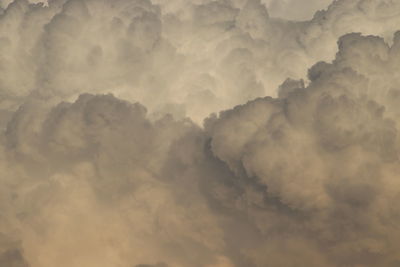 Low angle view of clouds in sky