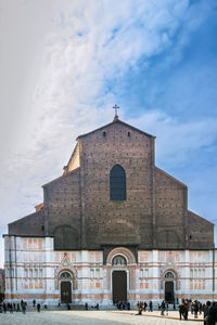 The basilica of san petronio is the main church of bologna, emilia romagna, italy