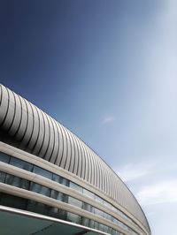 Low angle view of built structure against sky