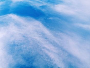 Low angle view of clouds in sky