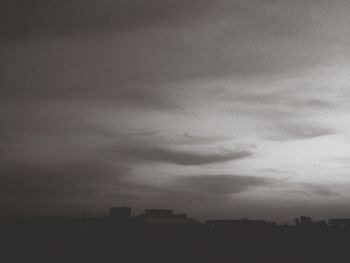 Built structure against cloudy sky