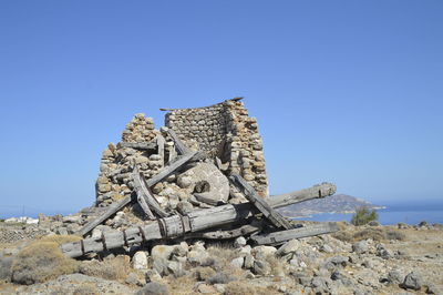 Ruin of an old windmill