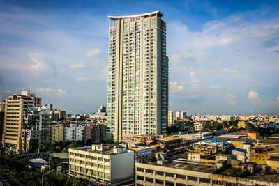 Skyscrapers in city