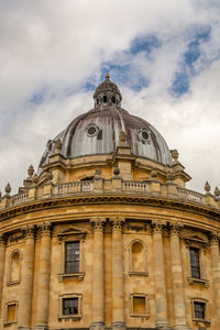 Low angle view of historical building