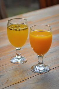 Close-up of drink on table