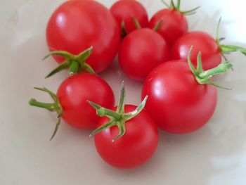 Close-up of cherry tomatoes on table