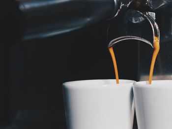 Close-up of coffee cup
