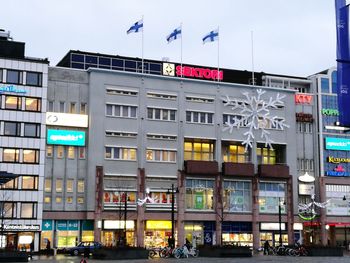 View of building against sky in city