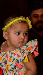 Portrait of cute girl