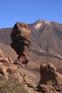 Nature as artist the roque cinchado is a 27-metre high rock pillar