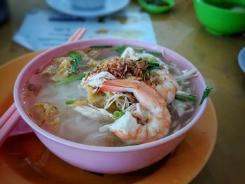 Close-up of food in bowl