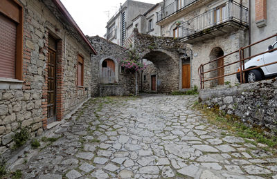 Street amidst buildings in town