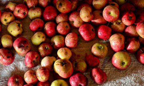 Full frame shot of apples