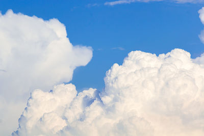 Low angle view of clouds in sky