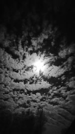 Low angle view of sky