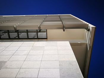 Low angle view of building against clear sky