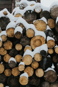 Stack of pebbles in forest