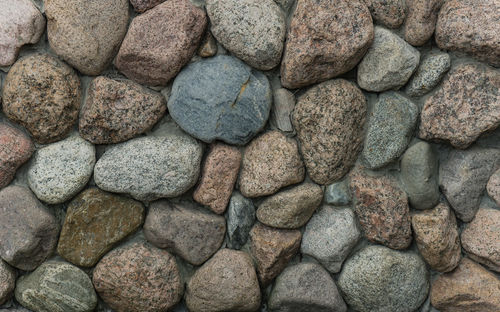 Full frame shot of stones