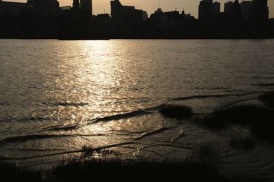 River at sunset