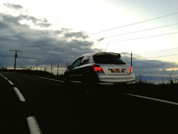 Traffic on road