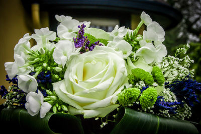 Close-up of fresh flower bouquet